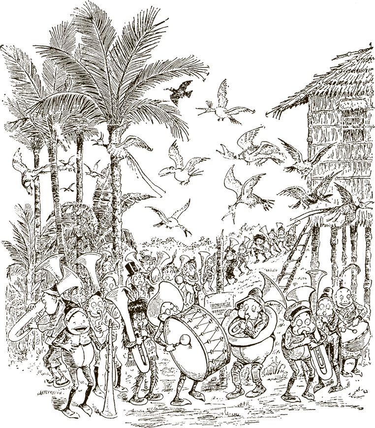 Иллюстрация к книге — Приключения Мурзилки и маленьких человечков [i_312.jpg]