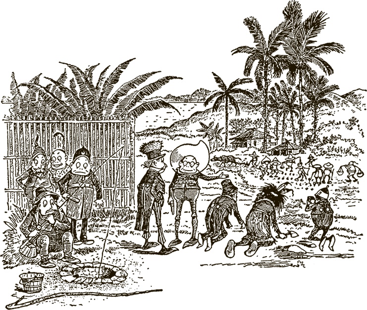 Иллюстрация к книге — Приключения Мурзилки и маленьких человечков [i_330.jpg]