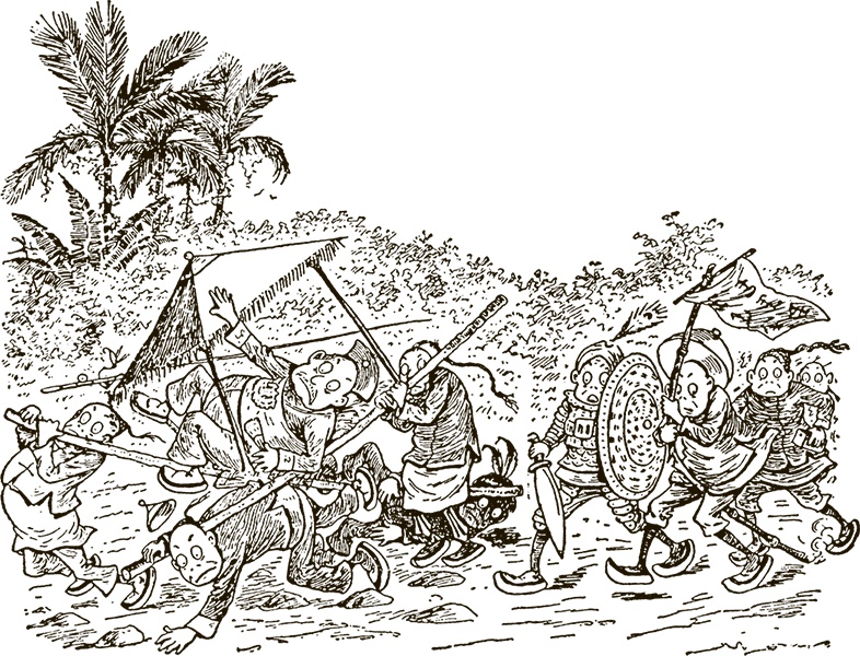 Иллюстрация к книге — Приключения Мурзилки и маленьких человечков [i_336.jpg]