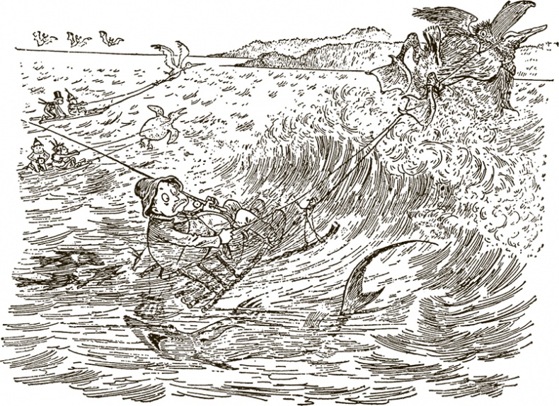 Иллюстрация к книге — Приключения Мурзилки и маленьких человечков [i_343.jpg]