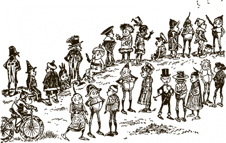 Иллюстрация к книге — Приключения Мурзилки и маленьких человечков [i_364.jpg]