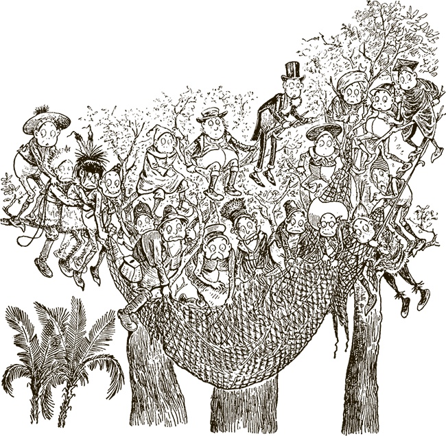 Иллюстрация к книге — Приключения Мурзилки и маленьких человечков [i_369.jpg]