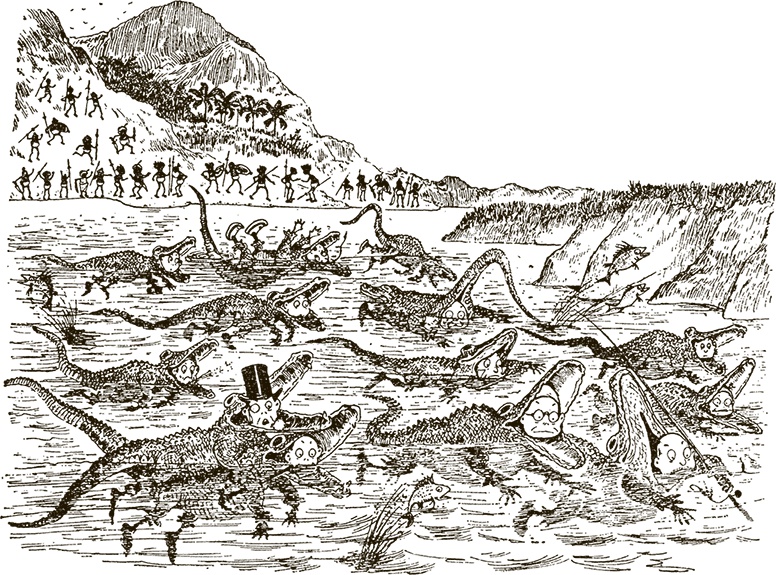 Иллюстрация к книге — Приключения Мурзилки и маленьких человечков [i_380.jpg]