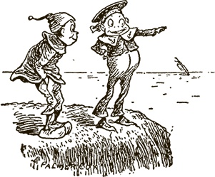 Иллюстрация к книге — Приключения Мурзилки и маленьких человечков [i_408.jpg]