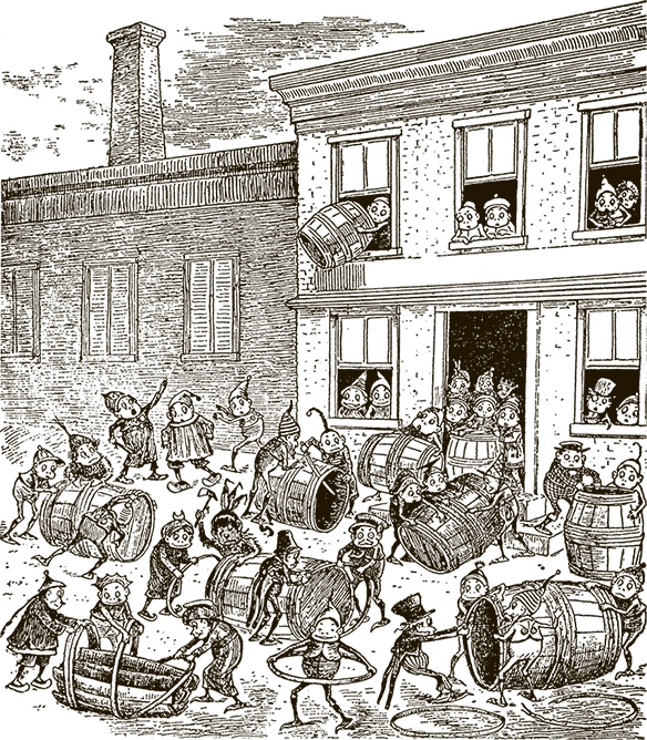 Иллюстрация к книге — Приключения Мурзилки и маленьких человечков [i_417.jpg]