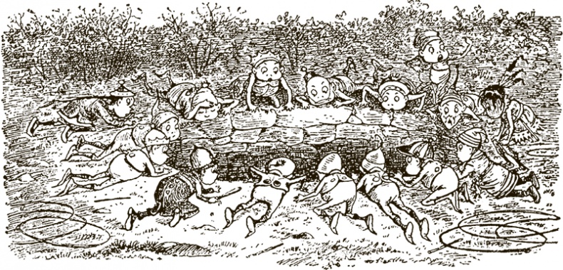 Иллюстрация к книге — Приключения Мурзилки и маленьких человечков [i_423.jpg]