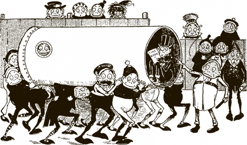 Иллюстрация к книге — Приключения Мурзилки и маленьких человечков [i_429.jpg]