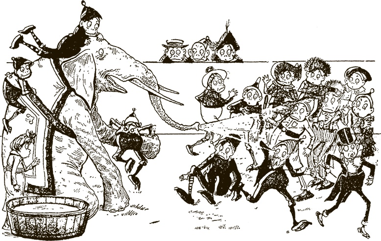 Иллюстрация к книге — Приключения Мурзилки и маленьких человечков [i_450.jpg]