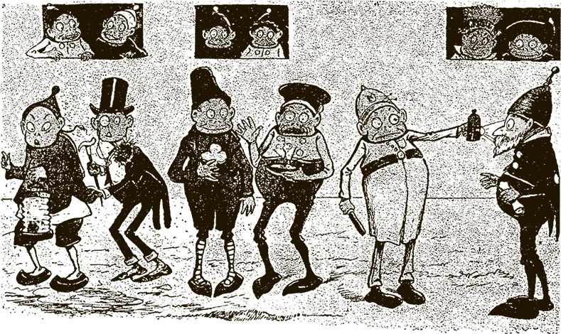 Иллюстрация к книге — Приключения Мурзилки и маленьких человечков [i_457.jpg]