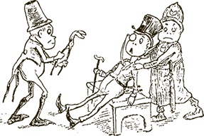 Иллюстрация к книге — Приключения Мурзилки и маленьких человечков [i_488.jpg]