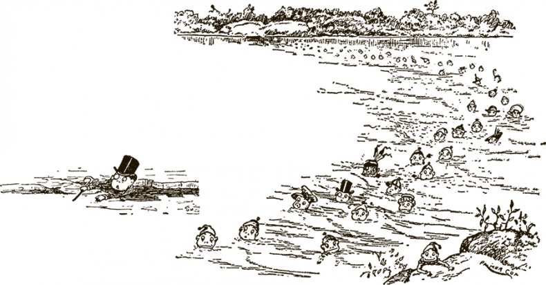 Иллюстрация к книге — Приключения Мурзилки и маленьких человечков [i_495.jpg]