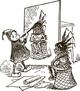 Иллюстрация к книге — Приключения Мурзилки и маленьких человечков [i_554.jpg]