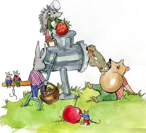 Иллюстрация к книге — Сказки Дружного леса. Новые приключения маленького Ёжика [i_045.jpg]