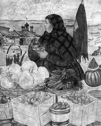 Иллюстрация к книге — Жизнь русского обывателя. На шумных улицах градских [pic_32.jpg]