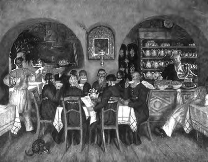 Иллюстрация к книге — Жизнь русского обывателя. На шумных улицах градских [pic_36.jpg]