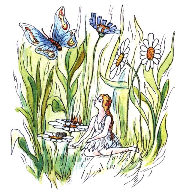 Иллюстрация к книге — Девочка с голубыми глазками. Марочкин сон [i_009.jpg]