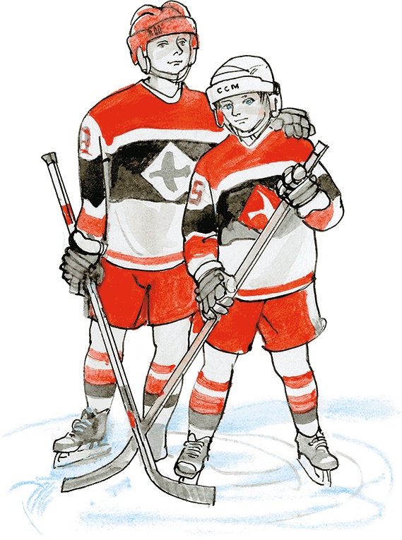 Иллюстрация к книге — «Стрижи» на льду [i_001.jpg]