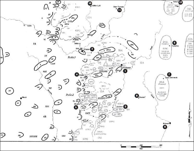 Иллюстрация к книге — Крах плана &quot;Барбаросса&quot;. Противостояние под Смоленском. Том 1 [i_020.jpg]