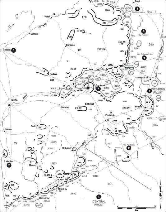 Иллюстрация к книге — Крах плана &quot;Барбаросса&quot;. Противостояние под Смоленском. Том 1 [i_032.jpg]