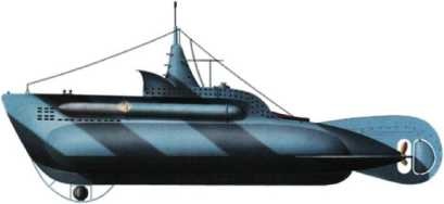 Иллюстрация к книге — Иностранные подводные лодки в составе ВМФ СССР [i_158.jpg]