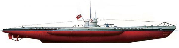 Иллюстрация к книге — Иностранные подводные лодки в составе ВМФ СССР [i_191.jpg]