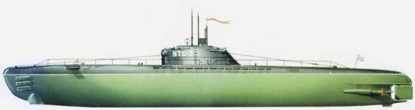 Иллюстрация к книге — Иностранные подводные лодки в составе ВМФ СССР [i_269.jpg]