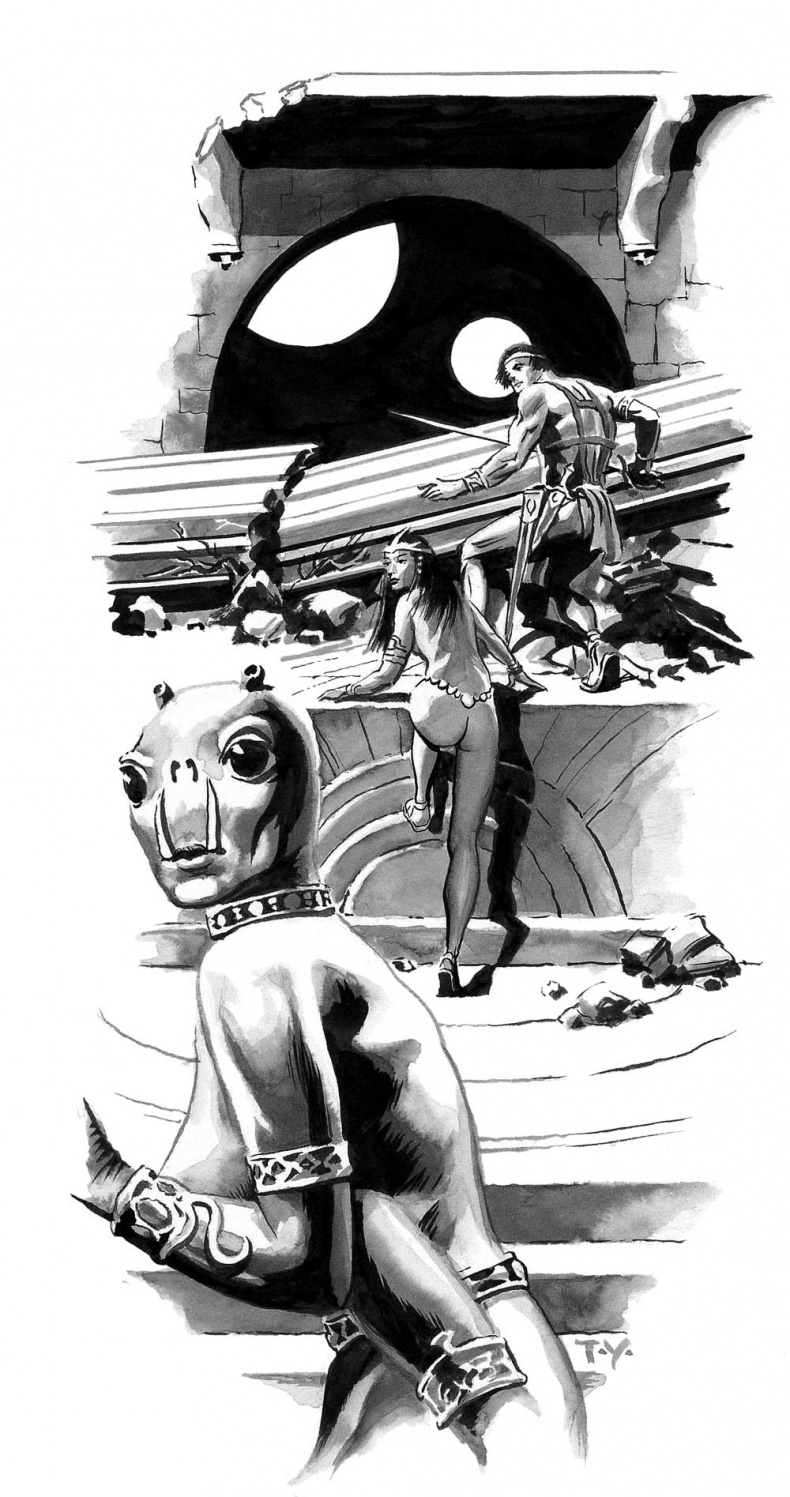 Иллюстрация к книге — Принцесса Марса. Боги Марса. Владыка Марса [i_014.jpg]