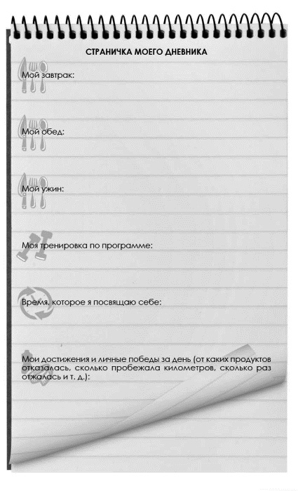 Иллюстрация к книге — Не хочу быть толстой! 7 шагов к телу, которого вы достойны [diary_05_fmt.jpg]