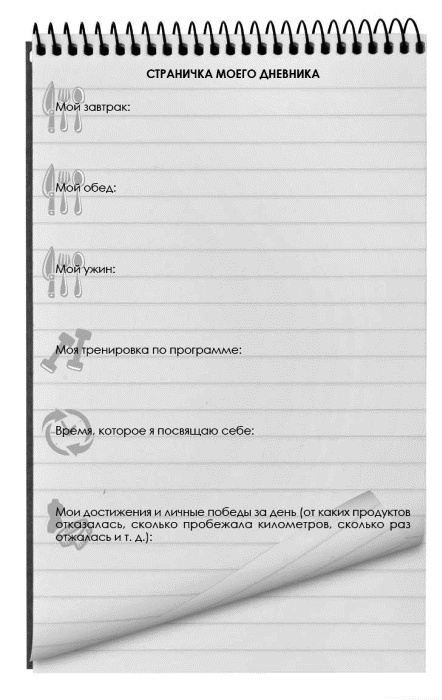 Иллюстрация к книге — Не хочу быть толстой! 7 шагов к телу, которого вы достойны [diary_08_fmt.jpg]