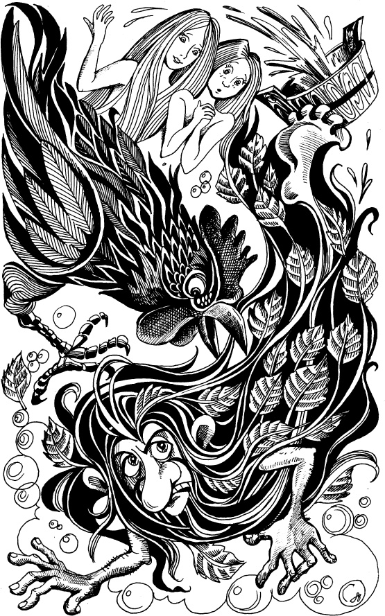 Иллюстрация к книге — Когда зацветет папоротник. Злая ведьма Варвара [_34.jpg]