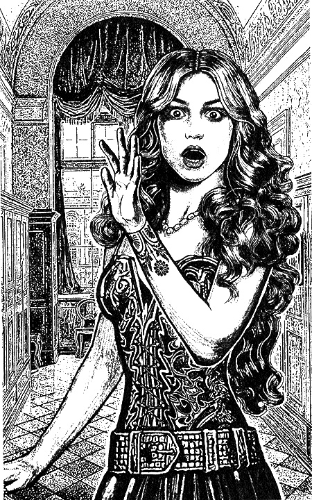 Иллюстрация к книге — К чему приводят девицу... Ночные прогулки по кладбищу [i_002.jpg]