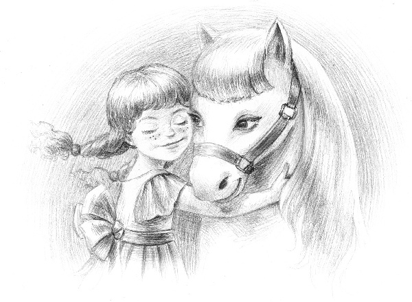 Иллюстрация к книге — Пони Милочка и самое лучшее лето [i_001.jpg]