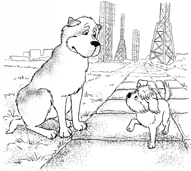 Иллюстрация к книге — Приключения Пуха на Земле и в Космосе [i_059.jpg]