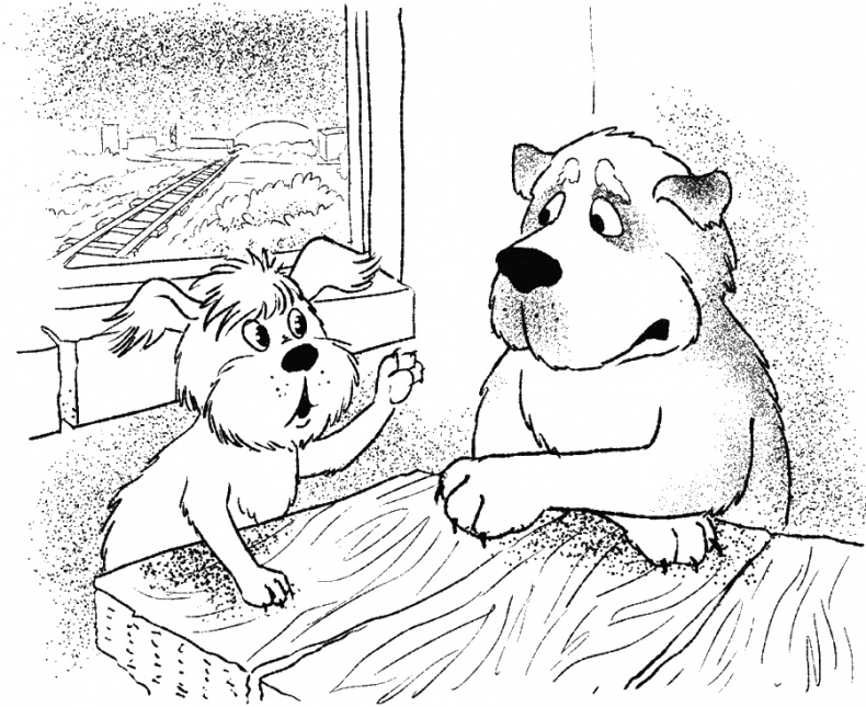 Иллюстрация к книге — Приключения Пуха на Земле и в Космосе [i_060.jpg]