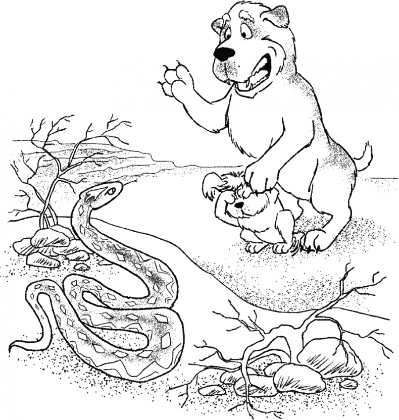 Иллюстрация к книге — Приключения Пуха на Земле и в Космосе [i_063.jpg]