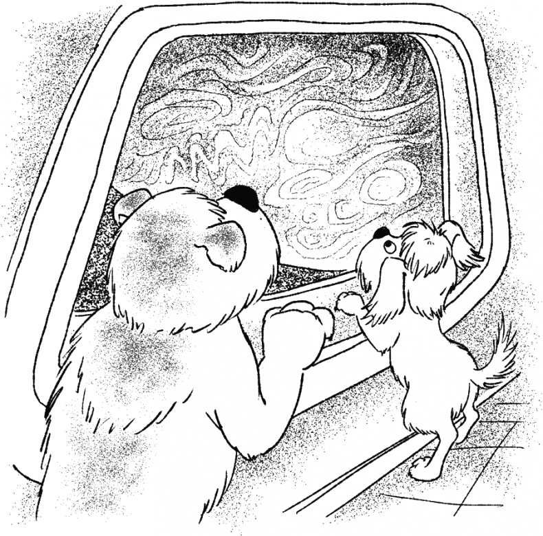 Иллюстрация к книге — Приключения Пуха на Земле и в Космосе [i_073.jpg]