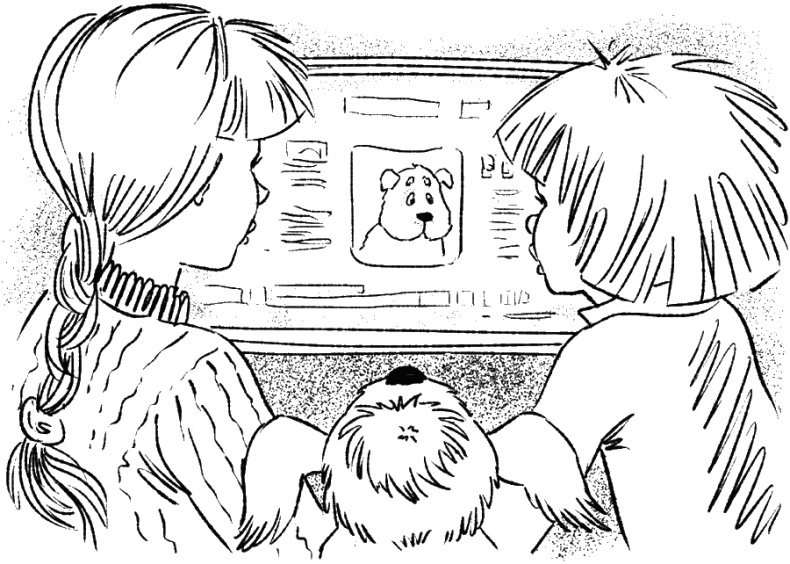 Иллюстрация к книге — Приключения Пуха на Земле и в Космосе [i_085.jpg]