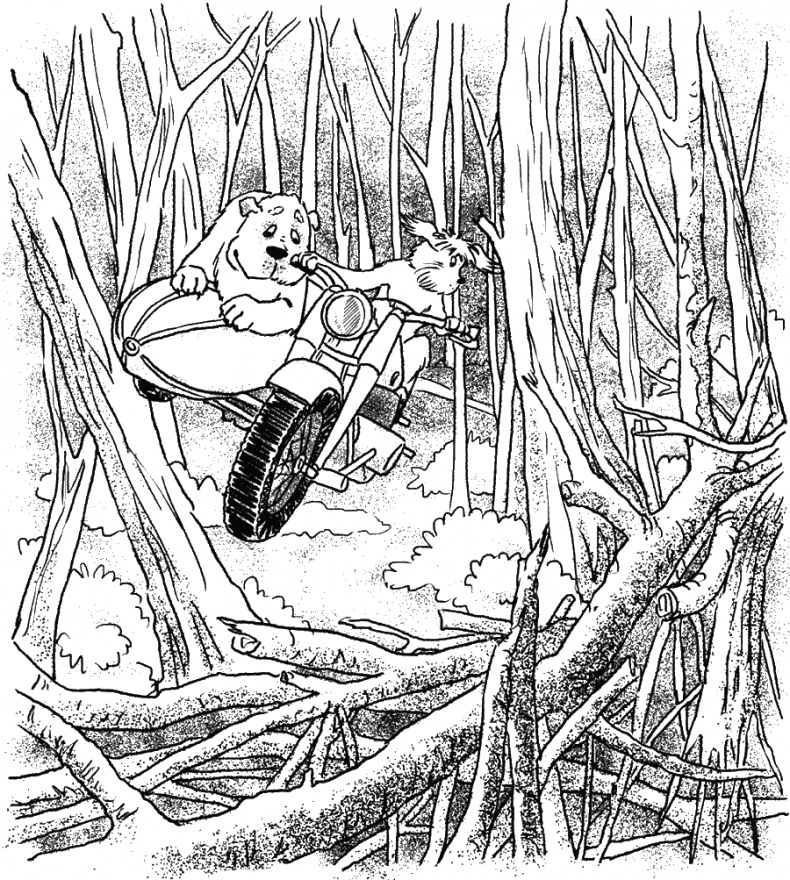 Иллюстрация к книге — Приключения Пуха на Земле и в Космосе [i_114.jpg]