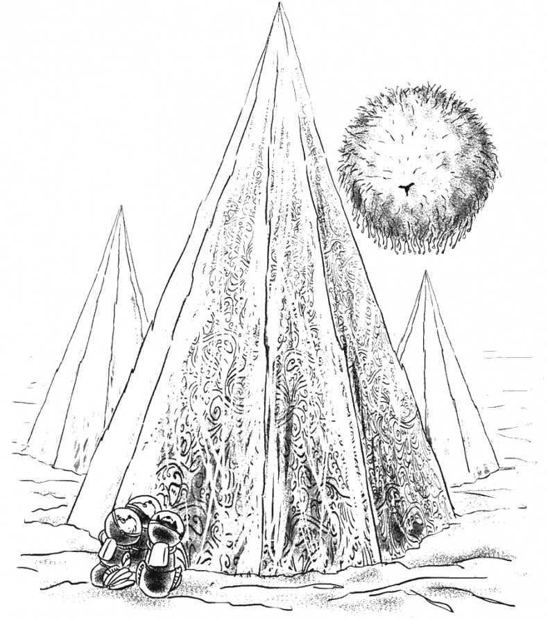 Иллюстрация к книге — Приключения Пуха на Земле и в Космосе [i_136.jpg]