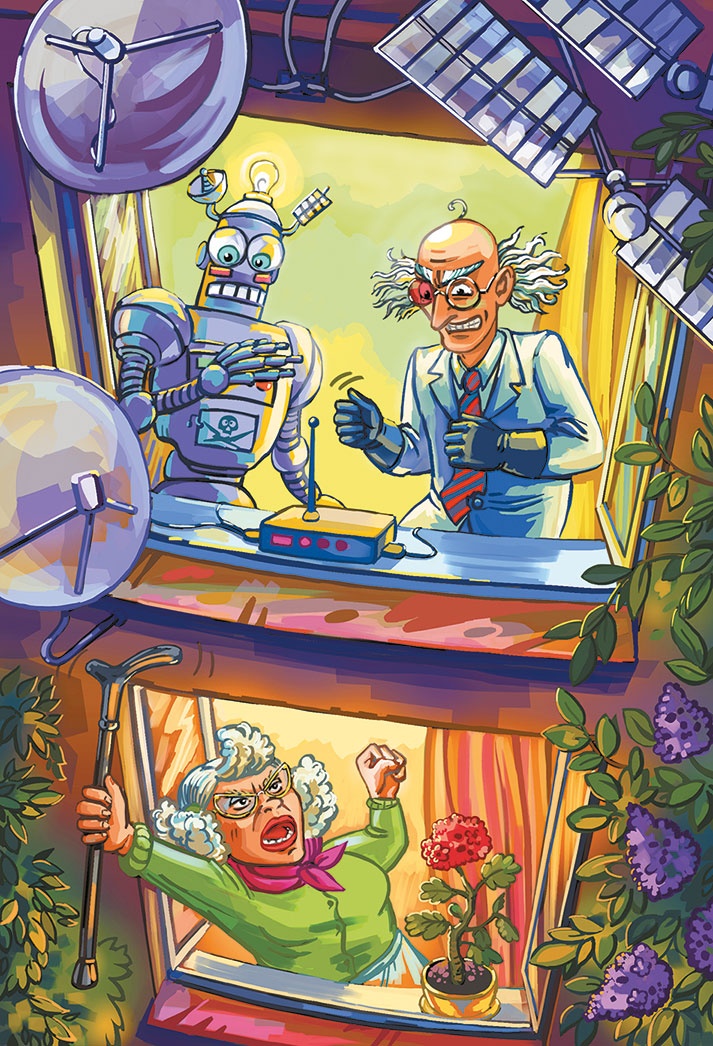 Иллюстрация к книге — Кефир, Гаврош и Рикошет, или Приключения енотов-инопланетян [i_046.jpg]