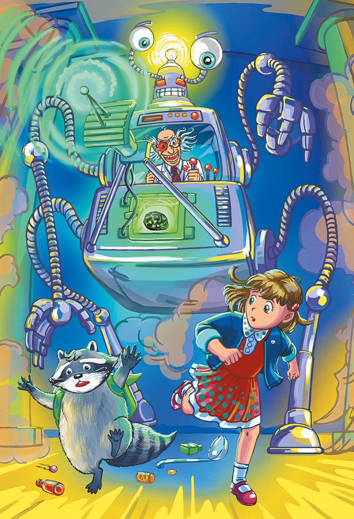 Иллюстрация к книге — Кефир, Гаврош и Рикошет, или Приключения енотов-инопланетян [i_098.jpg]