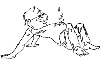 Иллюстрация к книге — Школа лентяев, или Тибетская оздоровительная гимнастика для внутренних органов [i_040.jpg]