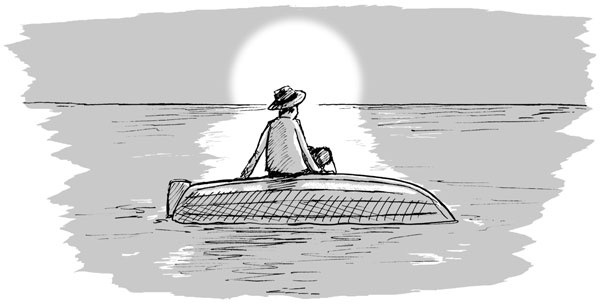 Иллюстрация к книге — Всегда готов! Курс выживания в экстремальных условиях для современных мужчин [_28boat.jpg]