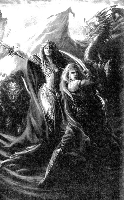 Иллюстрация к книге — Гнев дракона. Эльфийка воительница [i_001.jpg]