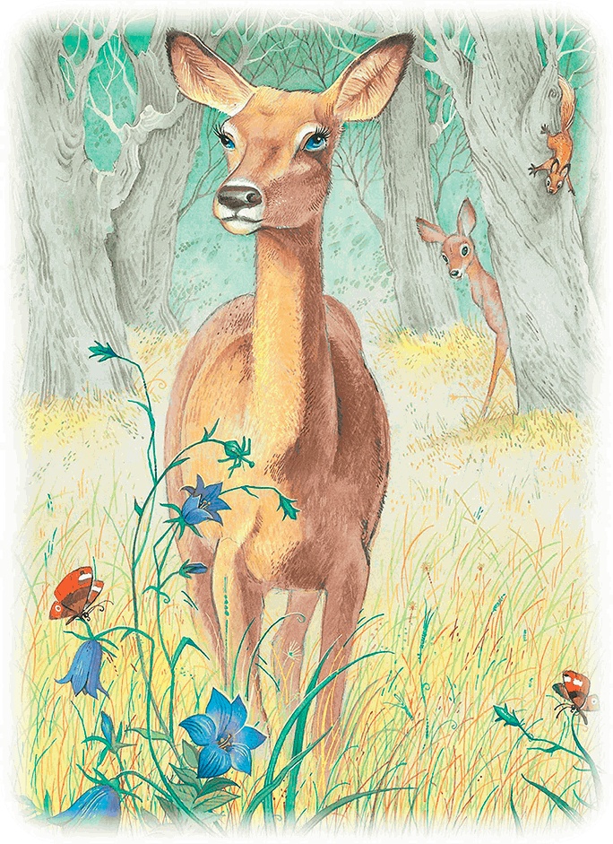 Иллюстрация к книге — Бемби [i_009.jpg]