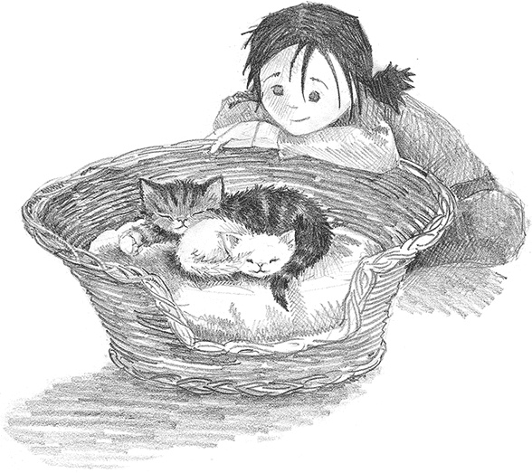 Иллюстрация к книге — Котёнок Снежинка, или Зимнее волшебство [i_037.jpg]