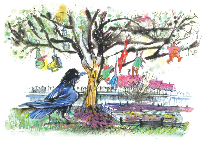 Иллюстрация к книге — Ворон Клара и яблочный год [i_002.jpg]