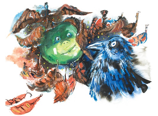 Иллюстрация к книге — Ворон Клара и яблочный год [i_035.jpg]