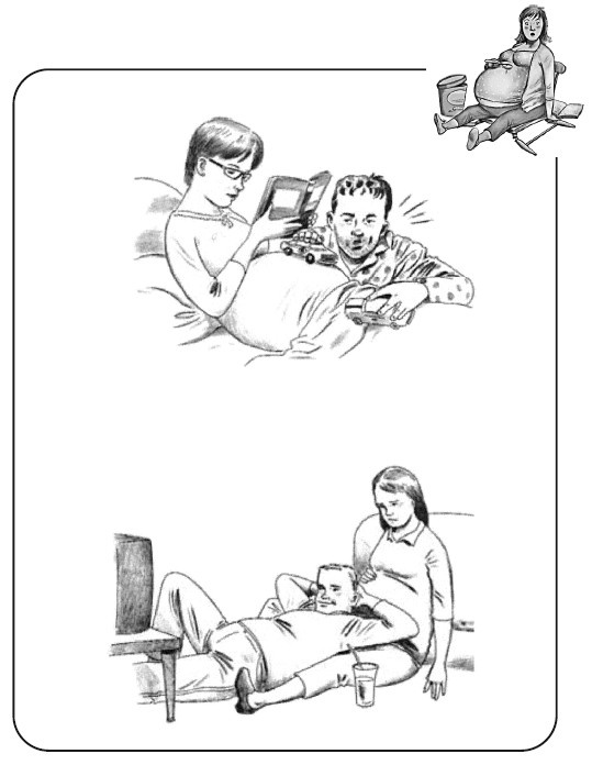 Иллюстрация к книге — Беременная, муж и баночка анализов [i_014.jpg]