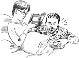 Иллюстрация к книге — Беременная, муж и баночка анализов [i_025.jpg]